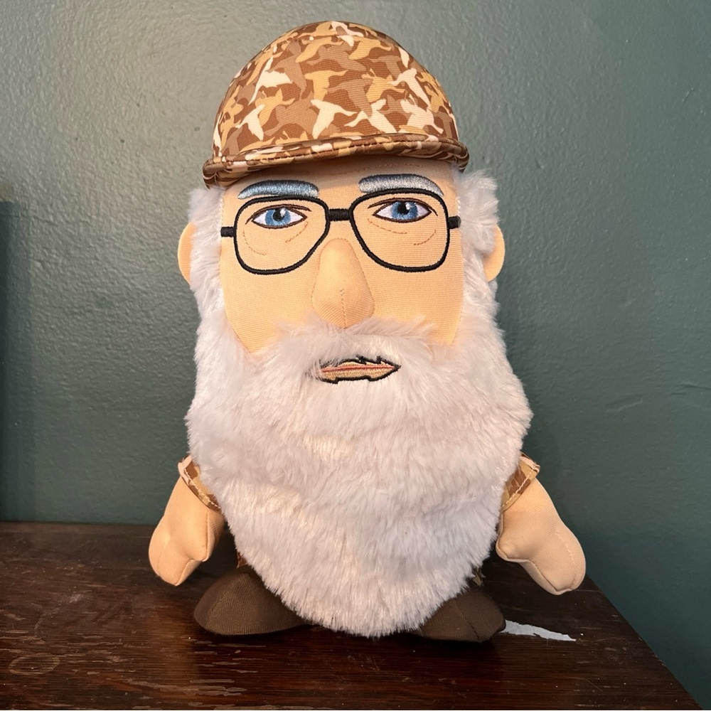 Duck Dynasty Uncle Si 12" Stuffed Plush Toy Doll Light Up Talking— NOT WORKING